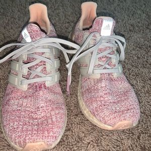 Rose gold ultraboost shoes
